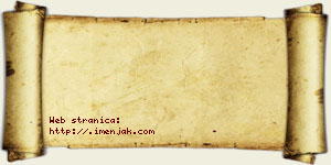 Tamara Alimpić vizit kartica